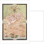 Fascimile of a Plan of Le Havre in 1583 by Jacques Devaulx