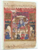 Ms c-23 f.16b, Literary Meeting by Persian School