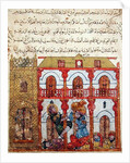 Ms c-23 f.99a, Thief taking his Loot by Persian School