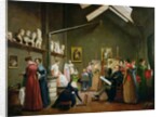 Interior of Alexandre Denis Abel de Pujol's Studio by Adrienne-Marie Grandpierre-Deverzy