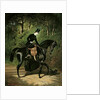 The Rider Kipler on her Black Mare, 19th century by Alfred Dedreux