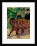 Cob Harnessed to a Cart, 1900 by Henri de Toulouse-Lautrec