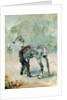 Artilleryman Saddling his Horse, 1879 by Henri de Toulouse-Lautrec