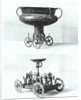 Two votive chariots for collecting rainwater by Age Bronze