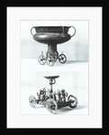 Two votive chariots for collecting rainwater by Age Bronze