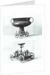 Two votive chariots for collecting rainwater by Age Bronze