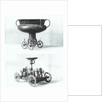 Two votive chariots for collecting rainwater by Age Bronze