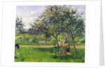 The Wheelbarrow, Orchard, c.1881 by Camille Pissarro