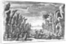 Set design by Torelli for 'Andromede' by Pierre Corneille by Francois Chauveau