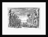 Set design by Torelli for 'Andromede' by Pierre Corneille by Francois Chauveau