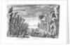 Set design by Torelli for 'Andromede' by Pierre Corneille by Francois Chauveau