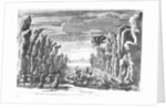 Set design by Torelli for 'Andromede' by Pierre Corneille by Francois Chauveau