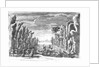 Set design by Torelli for 'Andromede' by Pierre Corneille by Francois Chauveau