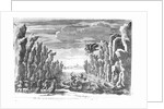 Set design by Torelli for 'Andromede' by Pierre Corneille by Francois Chauveau