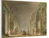 The Grand Gallery of the Louvre between 1801 and 1805 by Hubert Robert