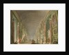 The Grand Gallery of the Louvre between 1801 and 1805 by Hubert Robert