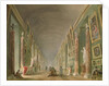 The Grand Gallery of the Louvre between 1801 and 1805 by Hubert Robert