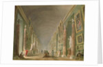 The Grand Gallery of the Louvre between 1801 and 1805 by Hubert Robert