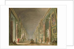 The Grand Gallery of the Louvre between 1801 and 1805 by Hubert Robert