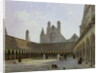 The Cloister of Mont Saint-Michel by Emmanuel Lansyer
