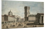 View of Nevsky Prospekt, St. Petersburg, 1810 by Fedor Aleksandrovich Vasiliev
