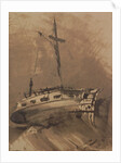 A Ship in Choppy Seas, 1864 by Victor Hugo