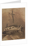 A Ship in Choppy Seas, 1864 by Victor Hugo
