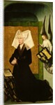 Guigone de Salins, wife of the donor, Chancellor Nicholas Rolin, Kneeling in Prayer by Rogier van der Weyden