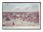 Panorama of Moscow, depicting the department store 'Gum' and the Bolshoi Theatre in Red Square, 1819 by Gadolle Gadolle