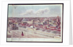 Panorama of Moscow, depicting the department store 'Gum' and the Bolshoi Theatre in Red Square, 1819 by Gadolle Gadolle