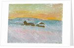Norwegian Landscape, Blue Houses, 1895 by Claude Monet