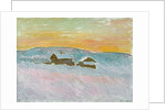 Norwegian Landscape, Blue Houses, 1895 by Claude Monet