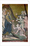 Jesus Healing the Crippled and the Blind by Byzantine School