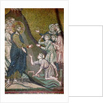 Jesus Healing the Crippled and the Blind by Byzantine School