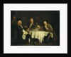 The Poet Alexis Piron at the Table with his Friends, Jean Joseph Vade and Charles Colle by Etienne Jeaurat