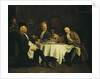 The Poet Alexis Piron at the Table with his Friends, Jean Joseph Vade and Charles Colle by Etienne Jeaurat