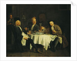 The Poet Alexis Piron at the Table with his Friends, Jean Joseph Vade and Charles Colle by Etienne Jeaurat