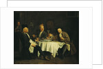 The Poet Alexis Piron at the Table with his Friends, Jean Joseph Vade and Charles Colle by Etienne Jeaurat