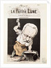 Caricature of Victor Hugo from the front cover of 'La Petite Lune', February 1879 by Andre Gill