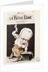 Caricature of Victor Hugo from the front cover of 'La Petite Lune', February 1879 by Andre Gill