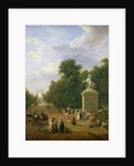 The Entrance to the Champs-Elysees in 1830 by Eustache Francois Duval
