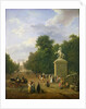 The Entrance to the Champs-Elysees in 1830 by Eustache Francois Duval