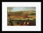 View of the Marly Machine and the Aqueduct at Louveciennes, 1722 by Pierre-Denis Martin