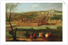 View of the Marly Machine and the Aqueduct at Louveciennes, 1722 by Pierre-Denis Martin