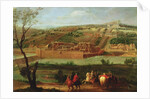 View of the Marly Machine and the Aqueduct at Louveciennes, 1722 by Pierre-Denis Martin