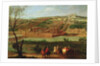 View of the Marly Machine and the Aqueduct at Louveciennes, 1722 by Pierre-Denis Martin