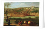 View of the Marly Machine and the Aqueduct at Louveciennes, 1722 by Pierre-Denis Martin