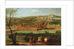 View of the Marly Machine and the Aqueduct at Louveciennes, 1722 by Pierre-Denis Martin