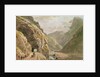 View of the Galerie d'Algaby near the Valais Border, 1811 by Mathias Gabriel Lory