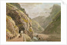 View of the Galerie d'Algaby near the Valais Border, 1811 by Mathias Gabriel Lory